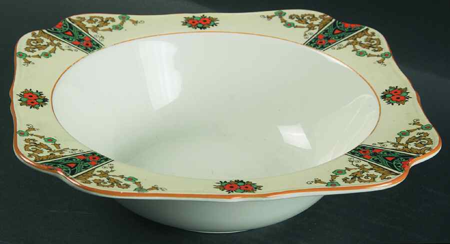 1491 8" Round Vegetable Bowl by Crown Ducal-1