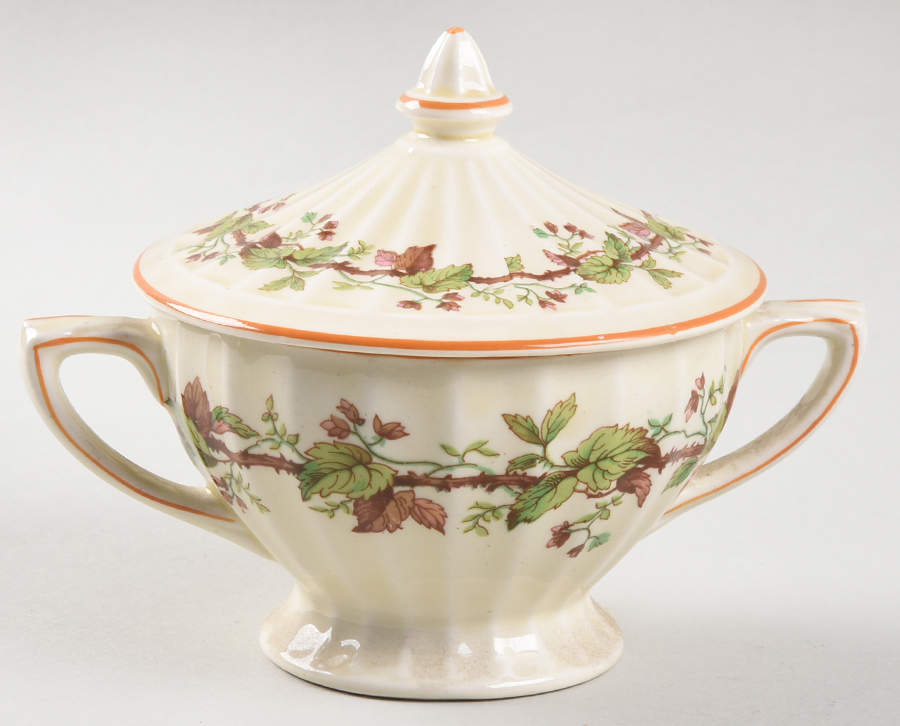3566 Sugar Bowl & Lid by Crown Ducal-1