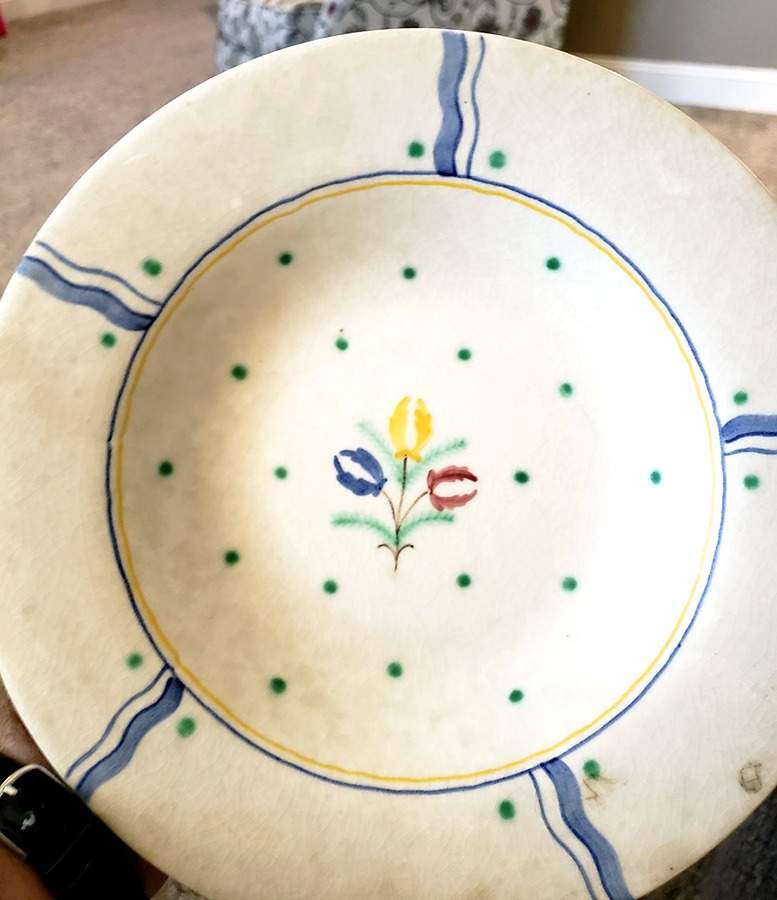 Glacier Dinner Plate by Crown Ducal-1
