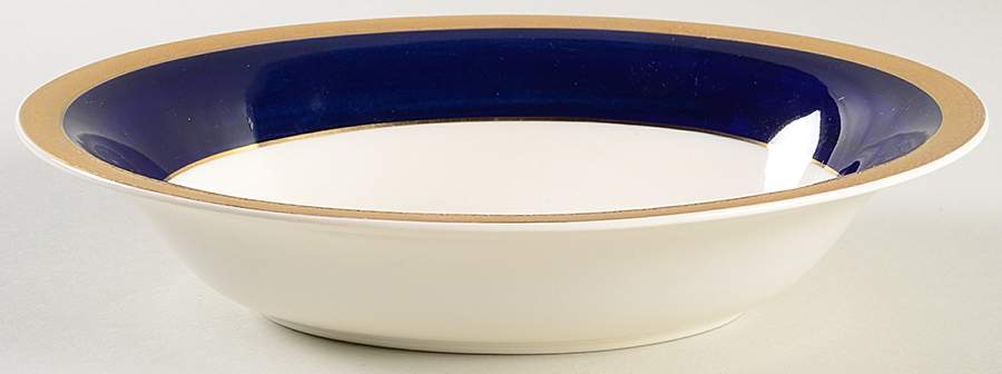 4934 9" Oval Vegetable Bowl by Crown Ducal-1