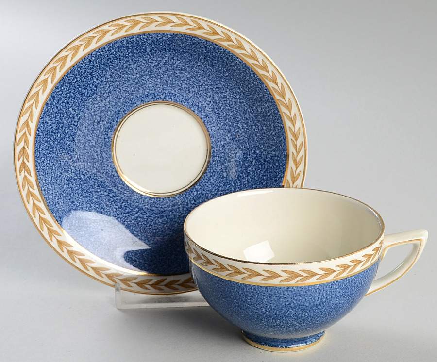 5073 Footed Cup & Saucer Set by Crown Ducal-1