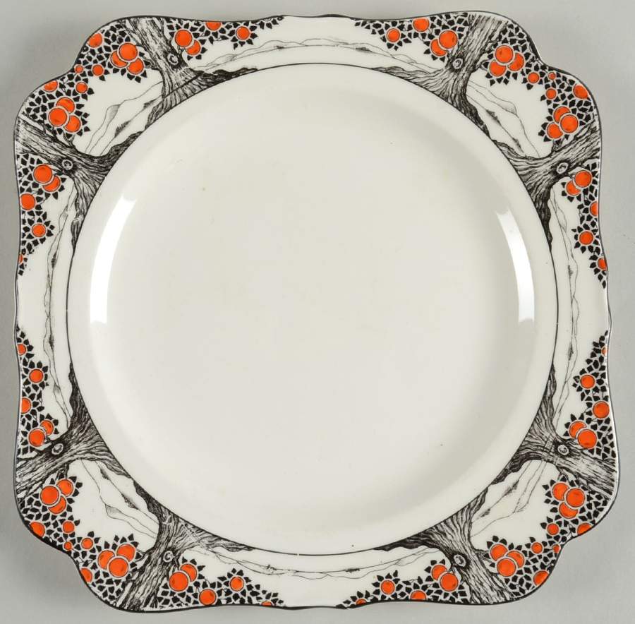 A1211 Square Luncheon Plate by Crown Ducal-1