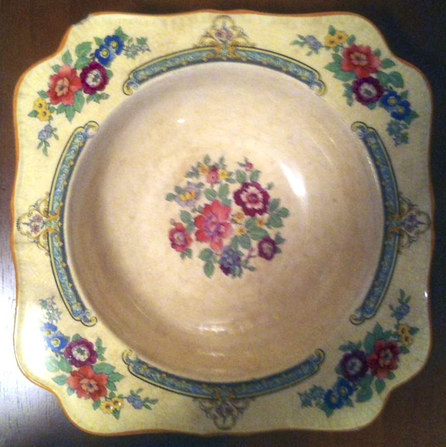 A1487 8" Round Vegetable Bowl by Crown Ducal-1