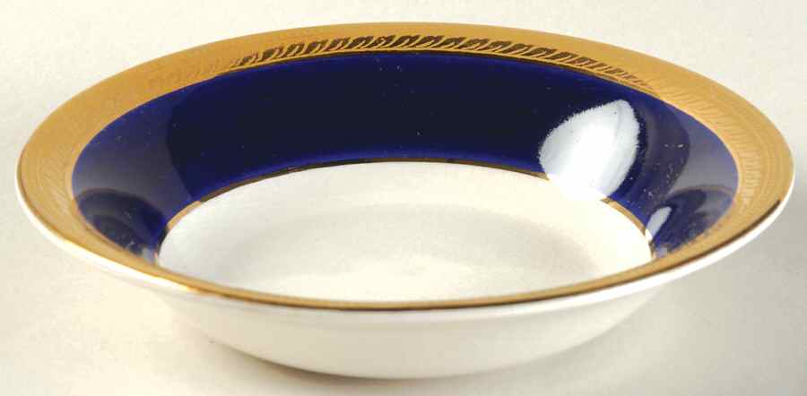 Admiral Blue Fruit/Dessert (Sauce) Bowl by Crown Ducal-1