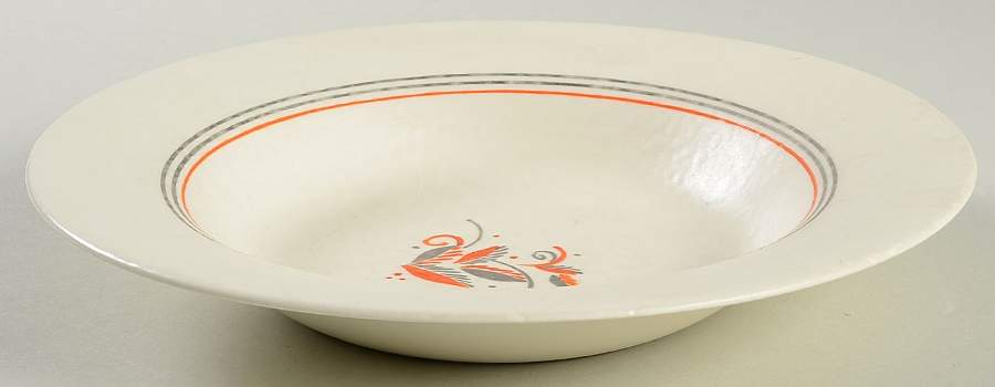 Alpine Rim Soup Bowl by Crown Ducal-1