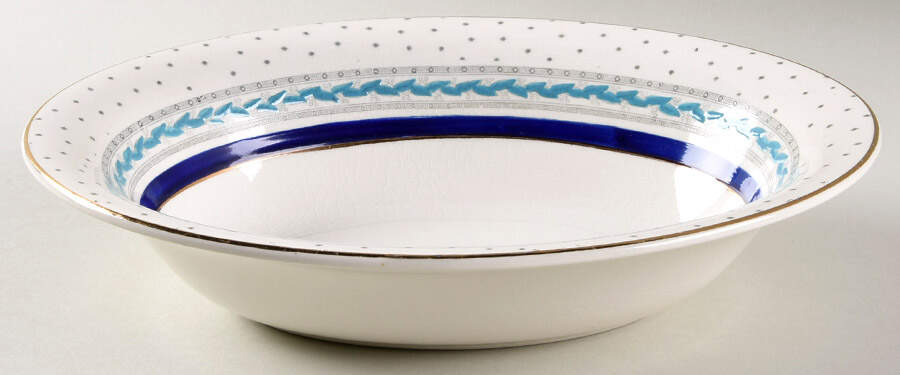 Andover 9" Oval Vegetable Bowl by Crown Ducal-1