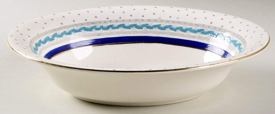 Andover 8" Oval Vegetable Bowl by Crown Ducal-1