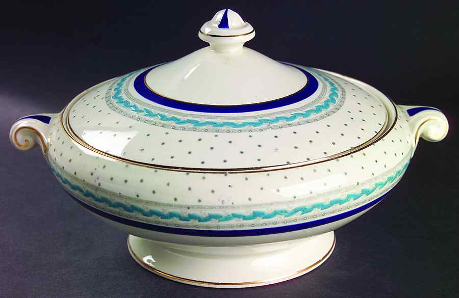 Andover Round Covered Vegetable by Crown Ducal-1