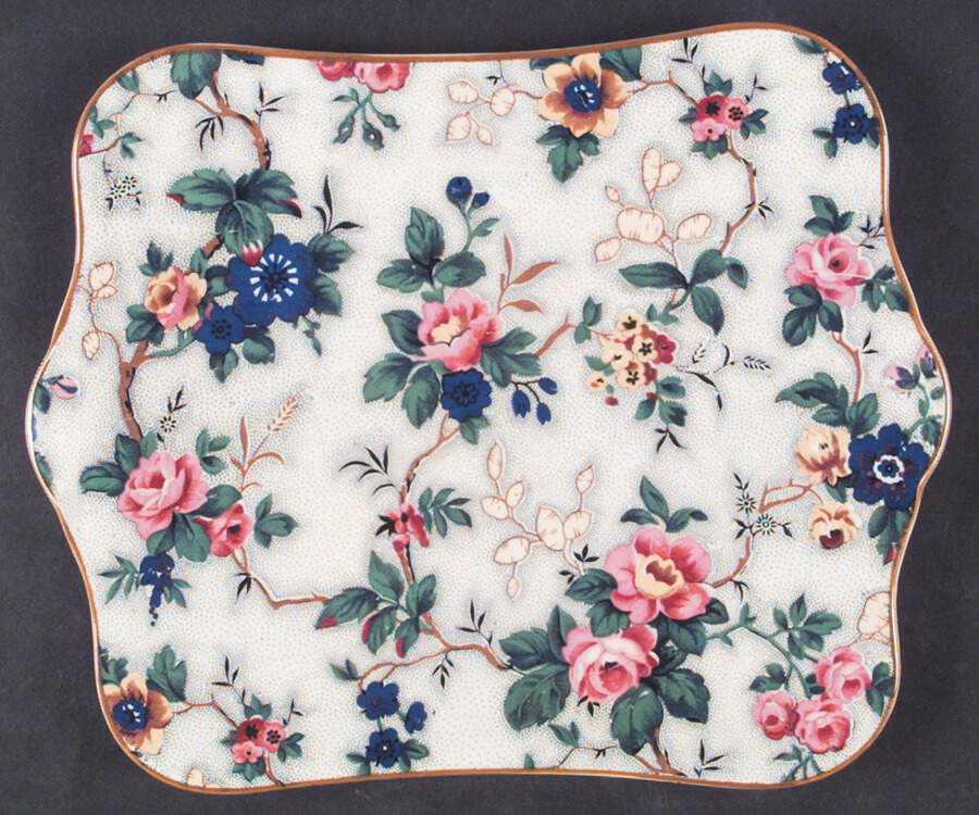 Ascot 10" Square Tray by Crown Ducal-1