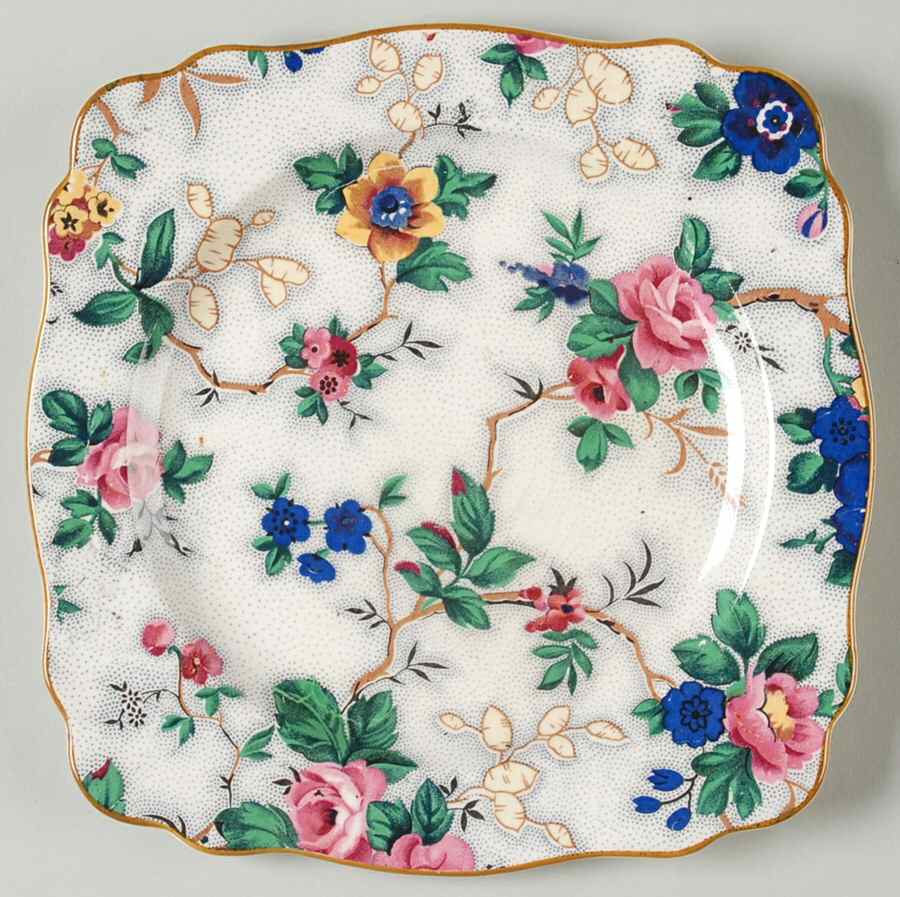 Ascot Square Salad Plate by Crown Ducal-1