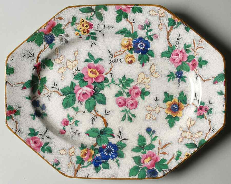 Ascot 11" Oval Serving Platter by Crown Ducal-1