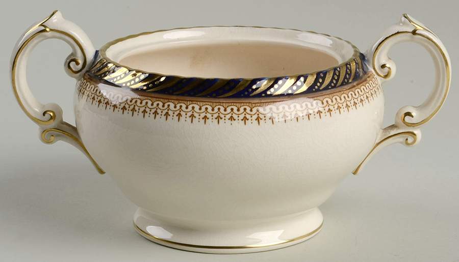 Athena Sugar Bowl No Lid by Crown Ducal-1