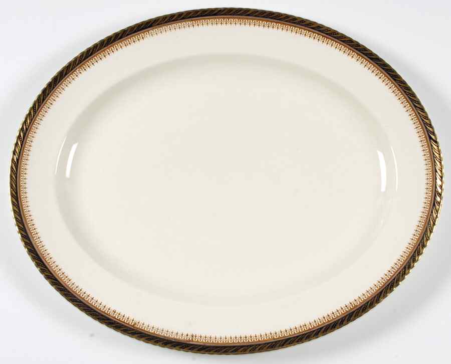 Athena 16" Oval Serving Platter by Crown Ducal-1