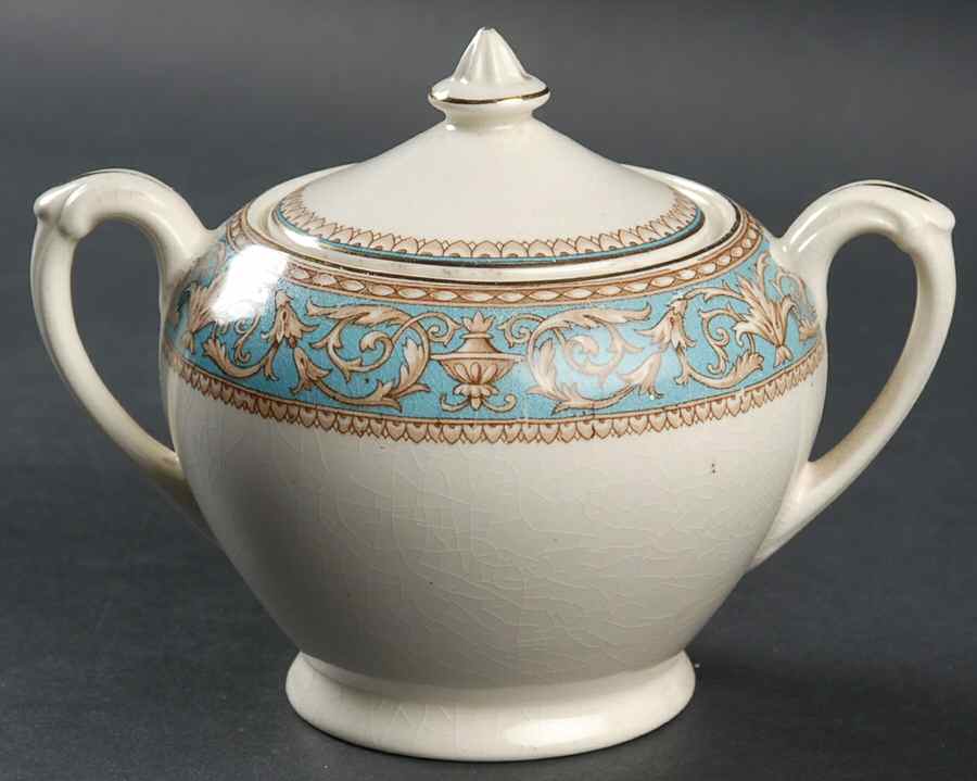 Atlanta Sugar Bowl & Lid by Crown Ducal-1