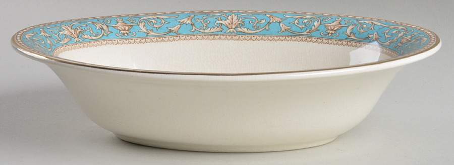 Atlanta 8" Oval Vegetable Bowl by Crown Ducal-1