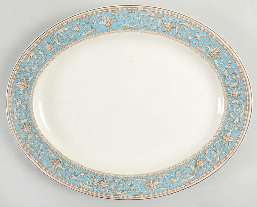 Atlanta 12" Oval Serving Platter by Crown Ducal-1