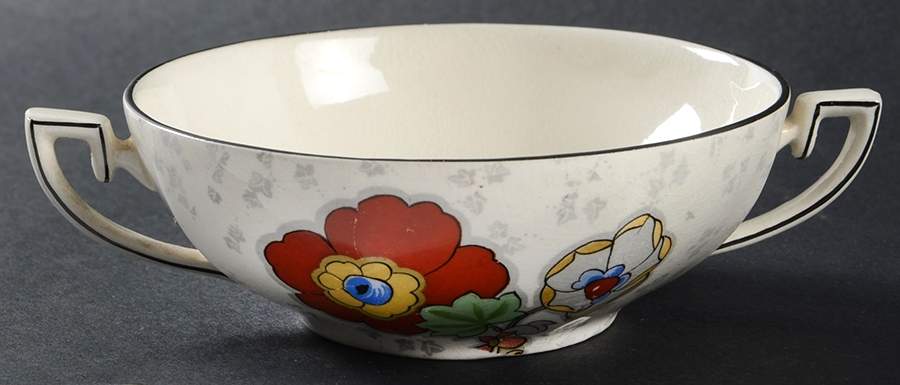 Beaumont Flat Cream Soup Bowl by Crown Ducal-1