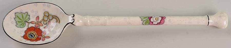 Beaumont Salad Serving Spoon, Solid Piece by Crown Ducal-1