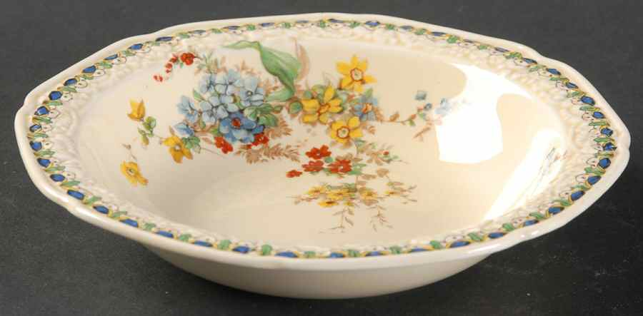 Berkshire Rim Fruit/Dessert (Sauce) Bowl by Crown Ducal-1