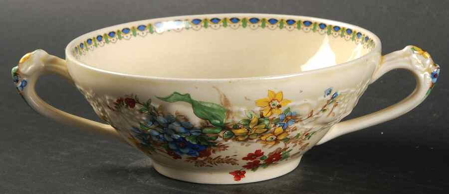 Berkshire Flat Cream Soup Bowl by Crown Ducal-1