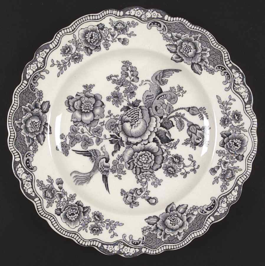 Bristol Dove Grey Dinner Plate by Crown Ducal-1
