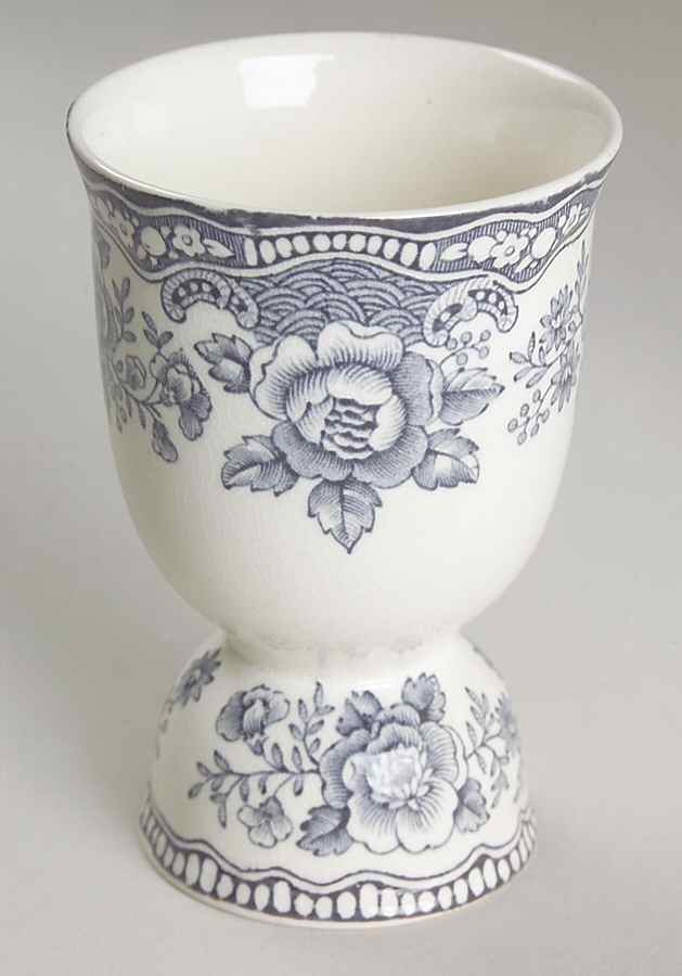 Bristol Dove Grey Double Egg Cup by Crown Ducal-1