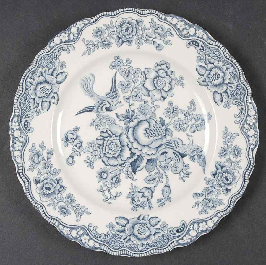 Bristol Dove Grey Salad Plate by Crown Ducal-1