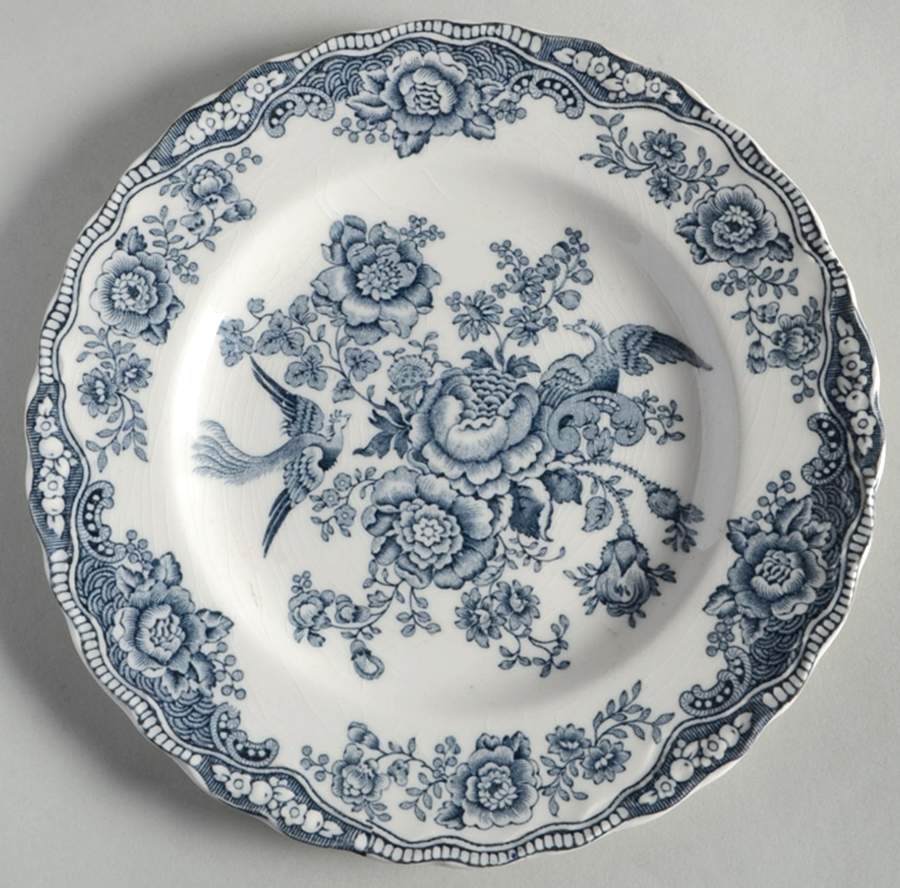 Bristol Dove Grey Dessert/Pie Plate by Crown Ducal-1