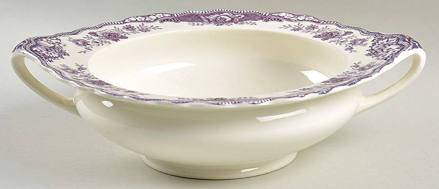 Bristol Mulberry Round Vegetable No Lid by Crown Ducal-1
