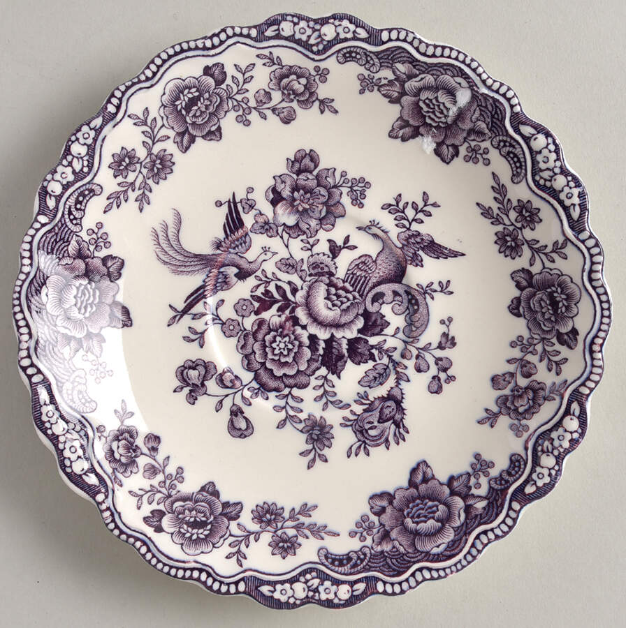 Bristol Mulberry Saucer for Oversized Cup by Crown Ducal-1