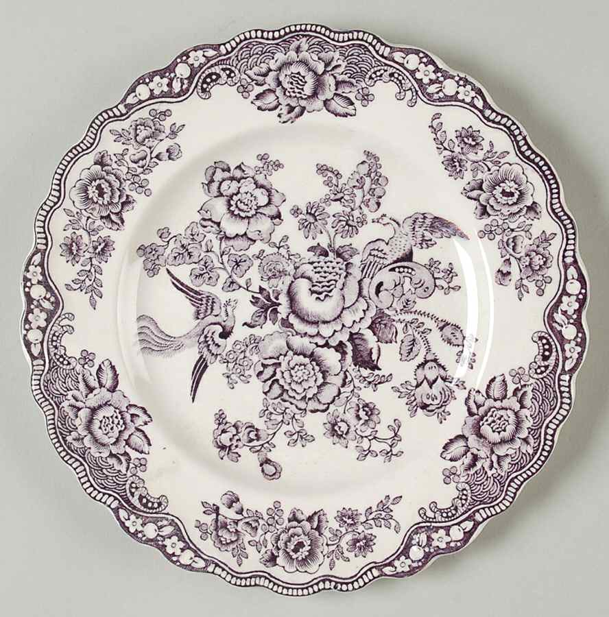 Bristol Mulberry Salad Plate by Crown Ducal-1