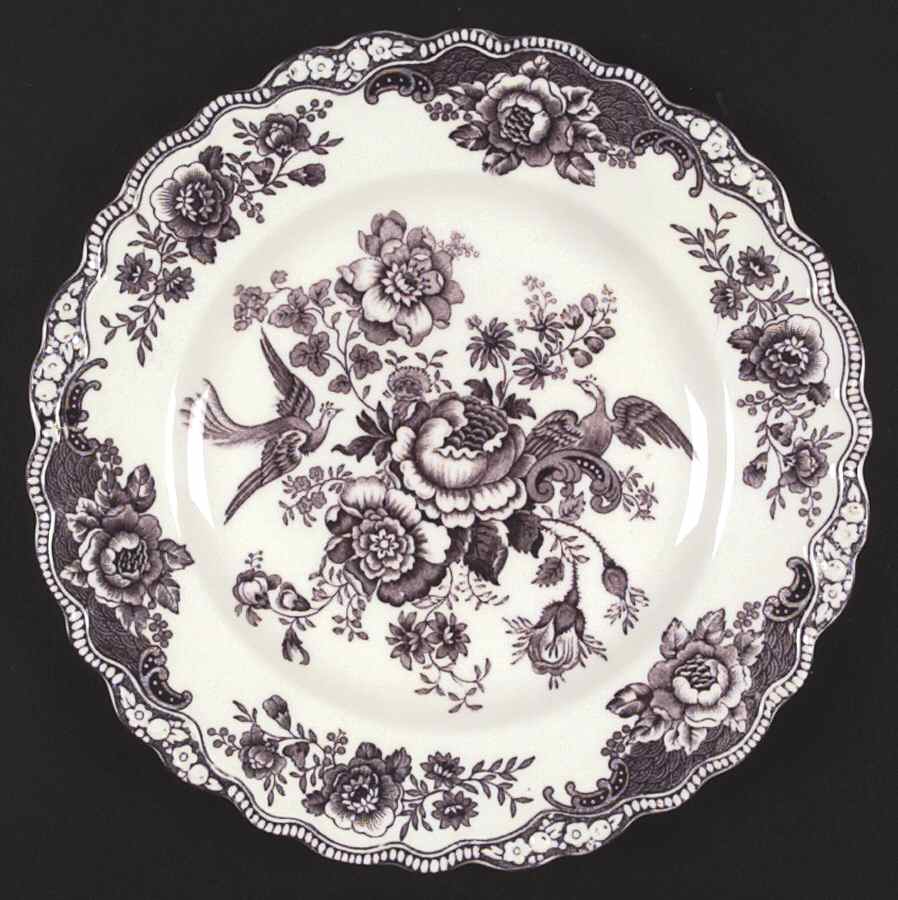 Bristol Mulberry Dinner Plate by Crown Ducal-1