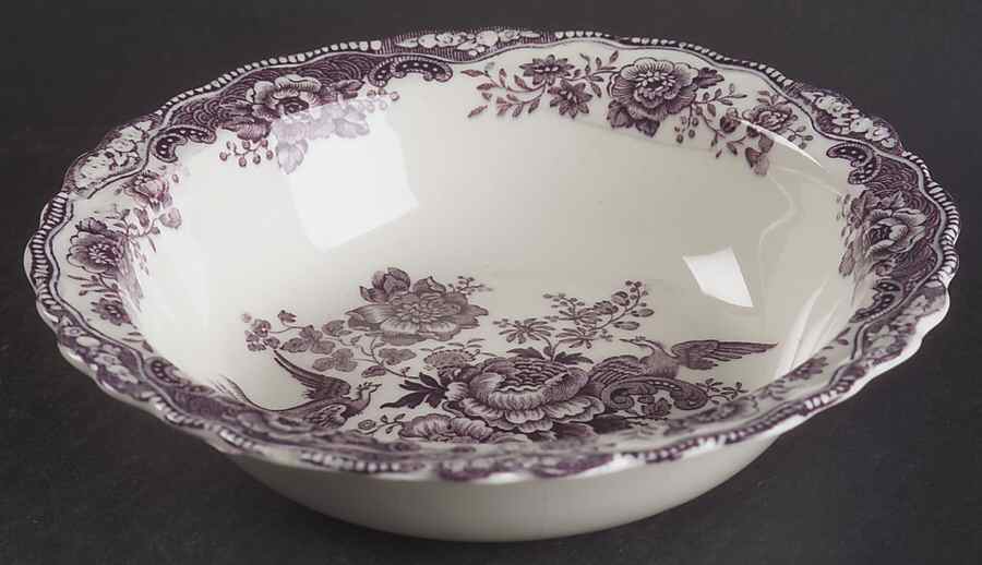 Bristol Mulberry Rim Cereal Bowl by Crown Ducal-1