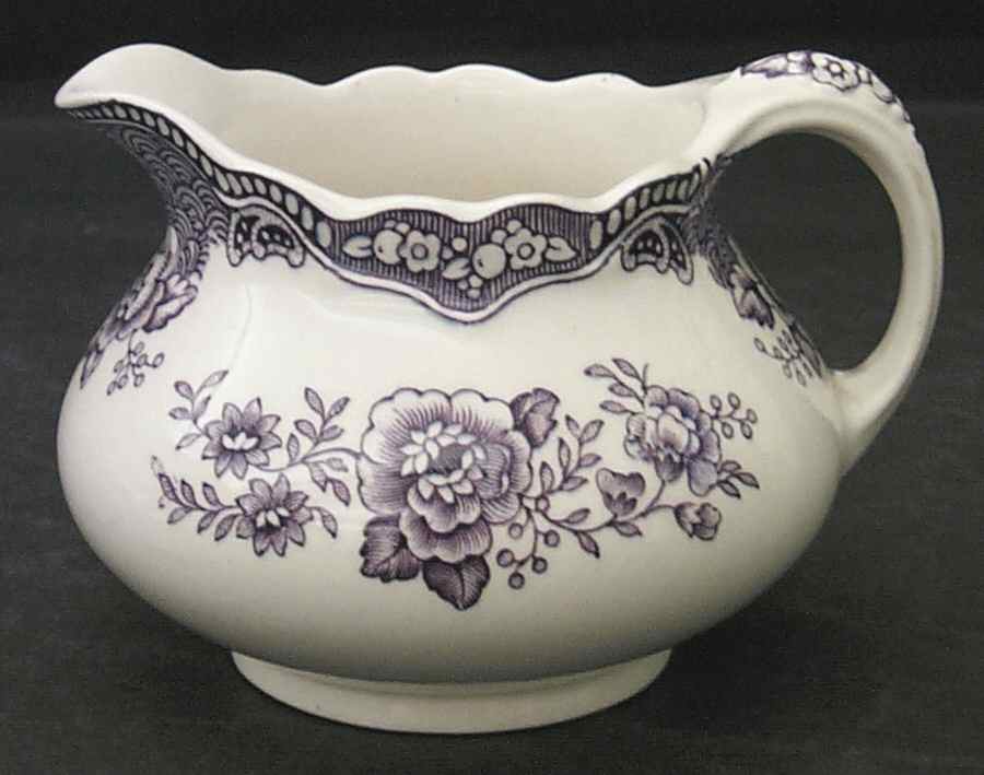 Bristol Mulberry Creamer by Crown Ducal-1