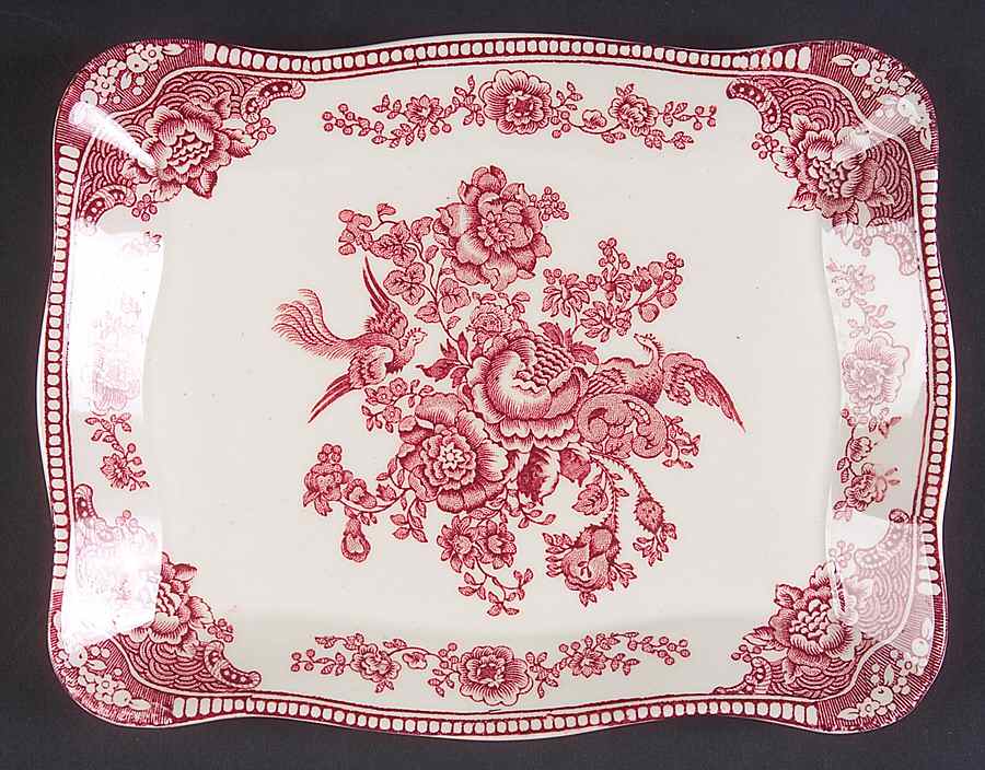 Bristol Pink (Cream) Mint Tray by Crown Ducal-1