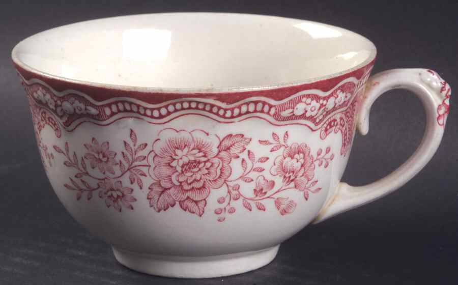 Bristol Pink (Cream) Oversized Cup by Crown Ducal-1