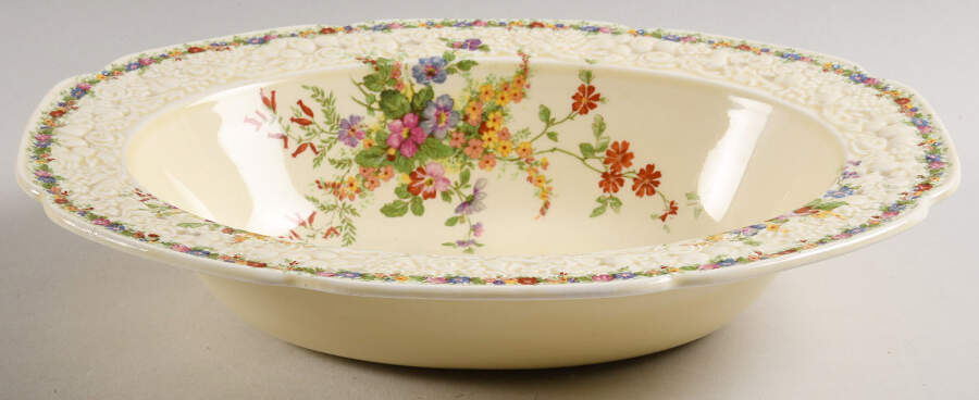 Chatham 10" Oval Vegetable Bowl by Crown Ducal-1