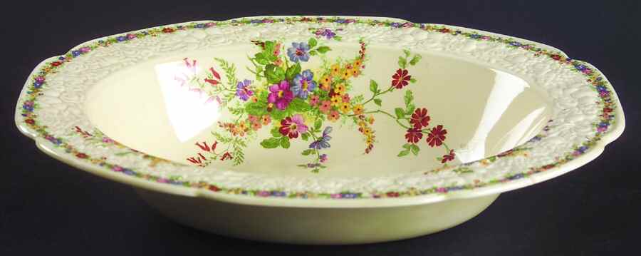 Chatham 9" Oval Vegetable Bowl by Crown Ducal-1
