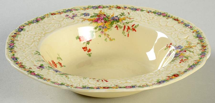Chatham Rim Cereal Bowl by Crown Ducal-1