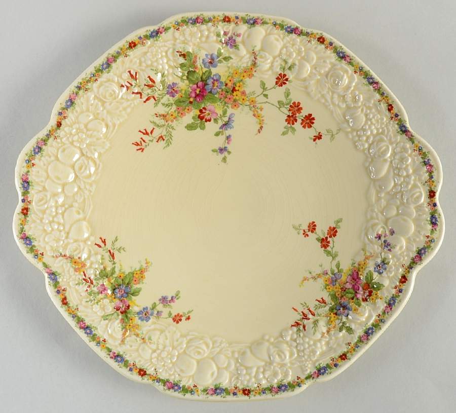 Chatham Cake Plate by Crown Ducal-1