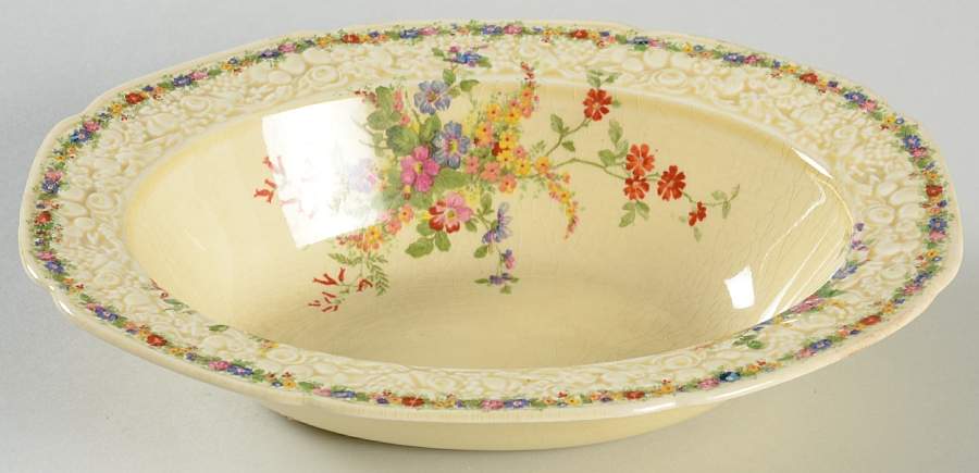Chatham 9" Oval Vegetable Bowl by Crown Ducal-1