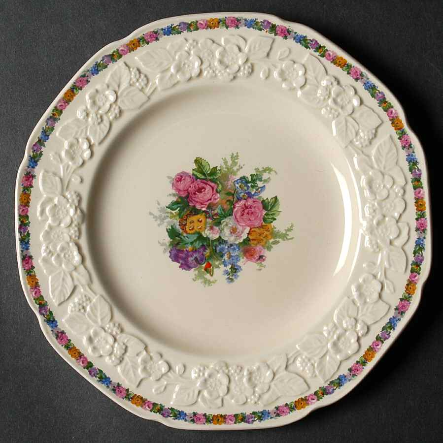 Charm Dessert/Pie Plate by Crown Ducal-1