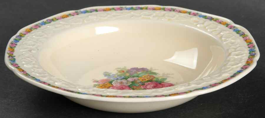 Charm Rim Cereal Bowl by Crown Ducal-1