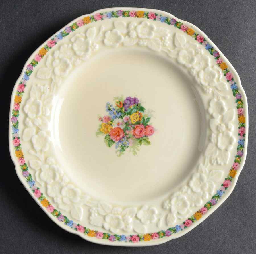 Charm Bread & Butter Plate by Crown Ducal-1