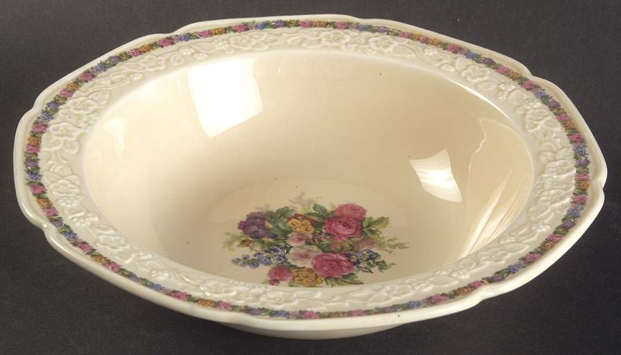 Charm Rim Cereal Bowl by Crown Ducal-1