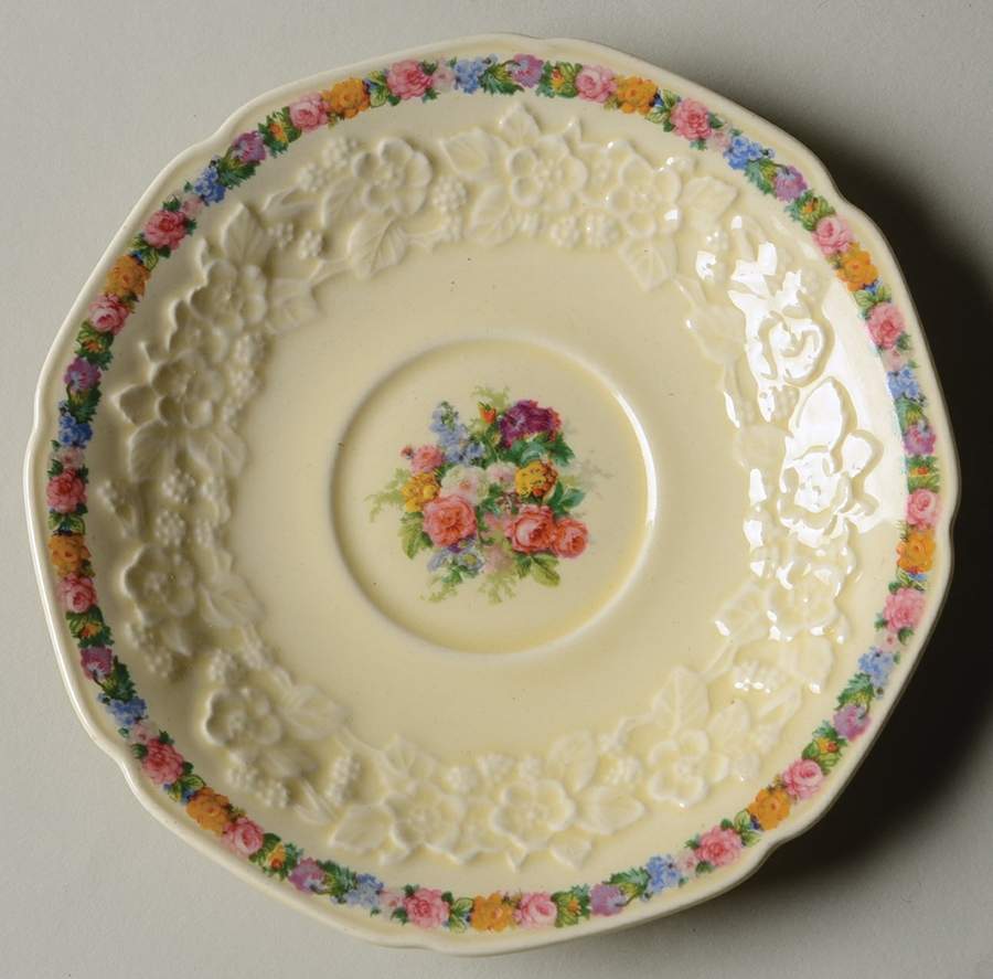 Charm Saucer for Flat Cream Soup Bowl by Crown Ducal-1