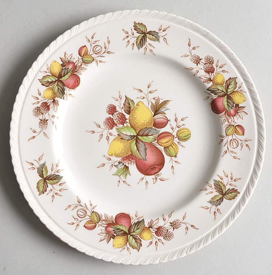 Citrus Salad Plate by Crown Ducal-1