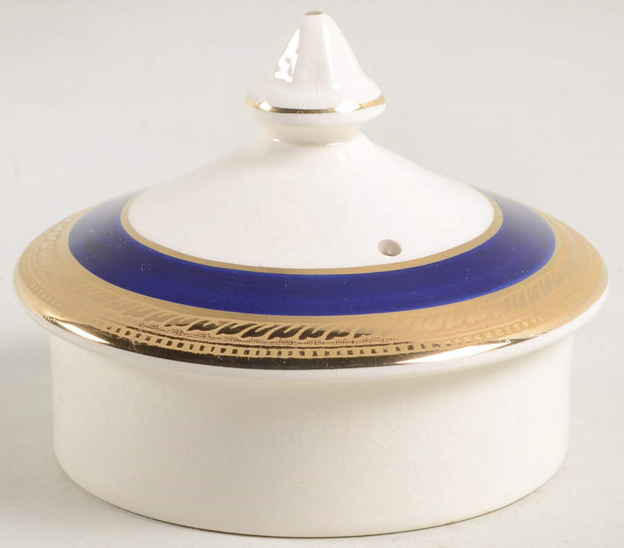 Colfax Cobalt Blue Lid for Teapot by Crown Ducal-1
