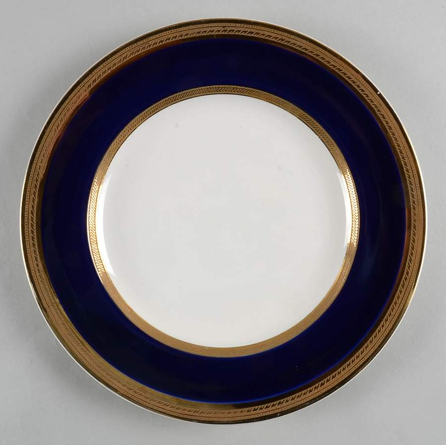Colfax Cobalt Blue Dinner Plate by Crown Ducal-1