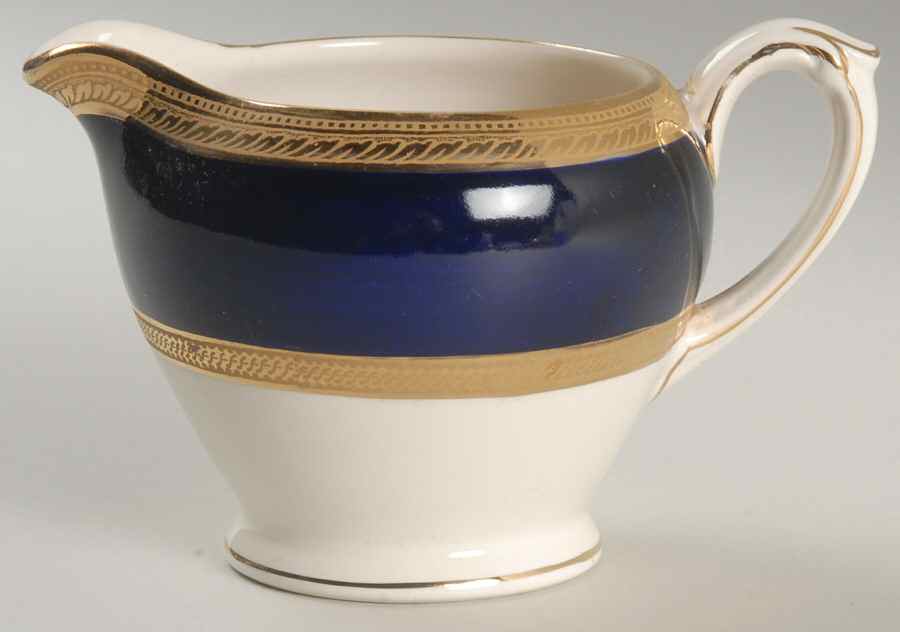 Colfax Cobalt Blue Creamer by Crown Ducal-1